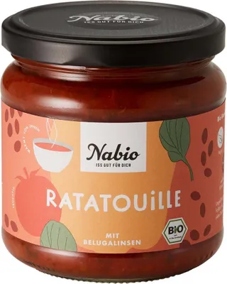 Produktbild von Eintopf im Glas - Ratatouille mit Belugalinse 365g