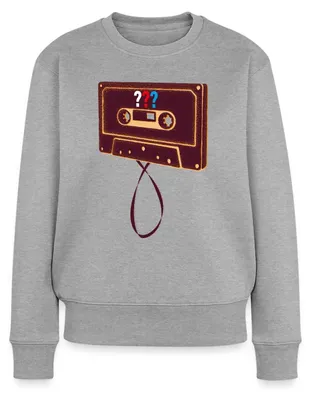 Produktbild von Spreadshirt Die Drei Fragezeichen Kassette Damen Premium Pullover, XXL, Grau meliert