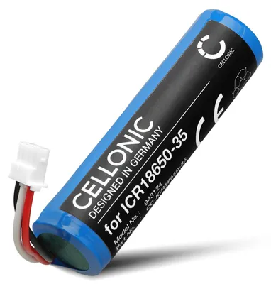 Image de CELLONIC 1x Batterie pour Éclairage / Lampe de poche Compatible avec Petzl NAO, NAO Plus - (2600mAh, 3.7V)