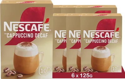 Produktbild von NESCAFÉ Gold Typ Cappuccino Entkoffeiniert (6 x 10 x 12,5g)