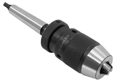 Zdjęcie produktu dla Uchwyt wiertarski, stal 40Cr, zakres zacisku 1–13 mm, trzpień MT2 15 x 110 mm, średnica 43 mm, długość 90 mm