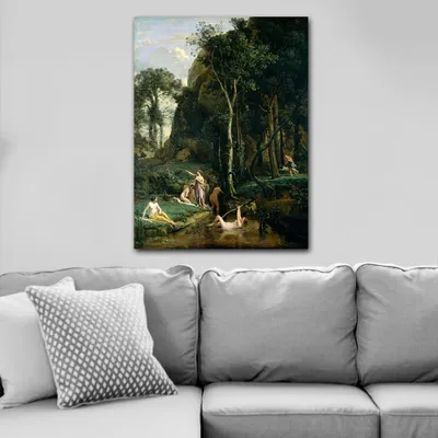 Obrázok produktu pre Wallity, 751012354_70100- HPE1593, farebné, obrazy na plátne, 70 x 100 cm, 100% plátno