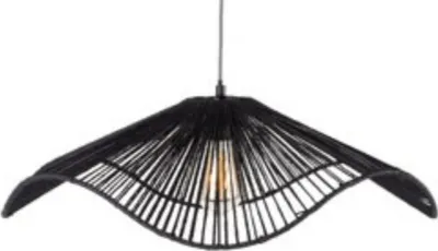 Produktbild von Leitmotiv - Hängeleuchte Sombra - Schwarz - 62x62x19cm Hängelampe - Esstischlampe - Wohnzimmerlampe - Schlafzimmerlampe - Wohnzimmer