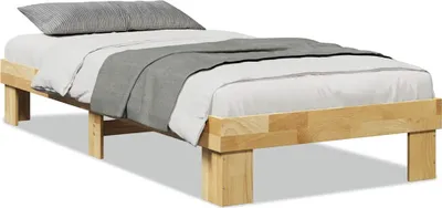 Obrázok produktu pre vidaXL Posteľ z masívu bez matraca 75x190 cm dubové drevo