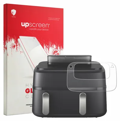 Produktbild von upscreen Schutzglas für Philips Airfryer 5000 Series NA551/00 Schutzfolie Panzer Folie Glas Display Schutz klar
