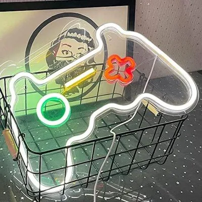 Image de Accessoires de gaming pour la chambre - Enseigne néon LED pour chambre d'enfant ou bar