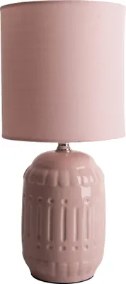 Produktbild von Näve Leuchten Keramik Tischleuchte "Erida" Tischleuchte ERIDA mit E14 Tischleuchten - Keramik Tischleuchte "ERIDA", Tischlampe im Stil Junges Wohnen, aus Keramik in gelb, 30 cm hoch, Ø 13,5 cm, E14-Fassung – Schnurschalter