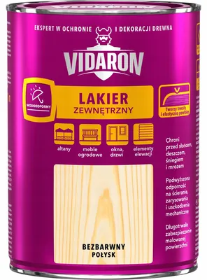 Produktbild von Außen Holz-Klarlack hochglänzend 0,75L – wetterfest, UV-Schutz, wasserabweisend