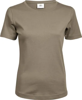 Imagen del producto de Camiseta de mujer Tee Jays, confeccionada con tejido interlock