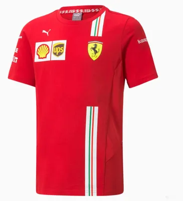 Produktbild von 2021, Rot, Puma Ferrari Kinder Team T-Shirt 116