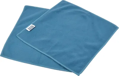 Image de 2 Chiffons anti statiques meuble bleu paon