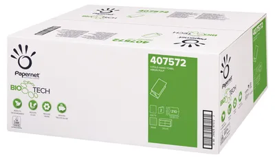 Zdjęcie produktu dla Ręcznik papierowy Papernet 407572 2lg V 22x21cm 15x210arkuszy