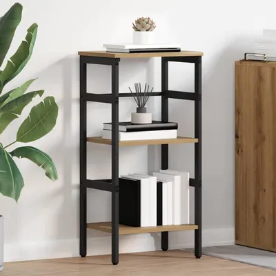 Image de Maison Exclusive - Bibliothèque 2 étagères, 40 x 29,5 x 81 cm, en panneaux de particules