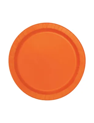 Produktbild von Pappteller Uni Rund ca. 18cmØ20St. Orange