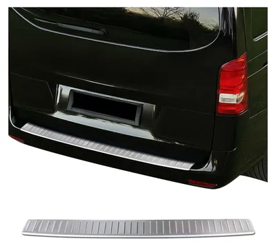 Zdjęcie produktu dla Zderzak ochronny do Mercedes Vito V-Class W447 2014-2025 szczotkowany chrom