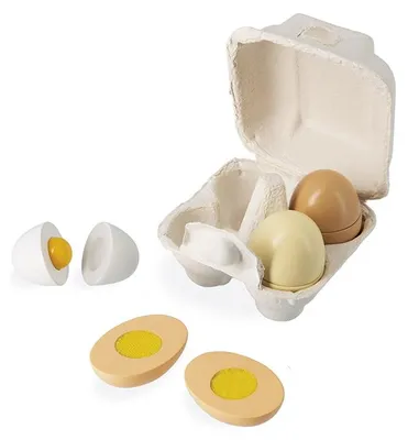 Obrázek produktu pro Janod Dřevěné magnetické vajíčka v obalu