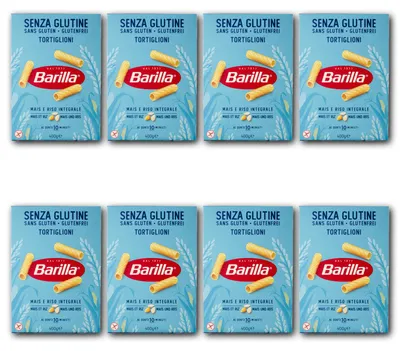 Produktbild von Barilla Glutenfreie Pasta Tortiglioni 8 x 400 g