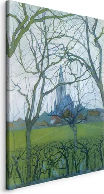 Produktbild von Vlies Leinwandbild - St. Jacob's Church (Piet Mondrian) 40x60 cm Reproduktionen l-G-10347-b-a