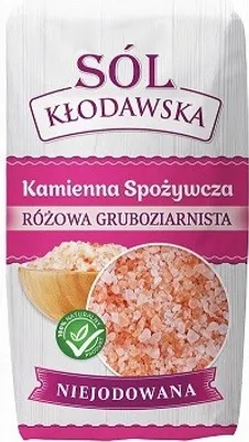 Produktbild von Kłodawa Rosa grobkörniges unjodiertes Salz 1kg - Kłodawa Salzbergwerk