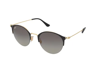 Produktbild von Ray-Ban RB3578, Erwachsener, Uni, Rund, Gold, Schwarz, Nicht-polarisierte Linse, Metall