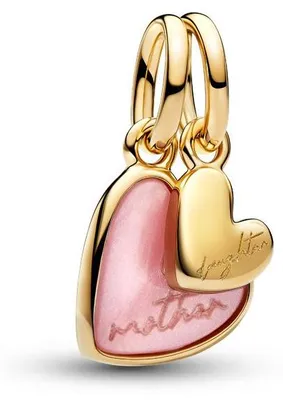 Produktbild von PANDORA Moments Charm-Anhänger Mutter und Tochter, IP Gold