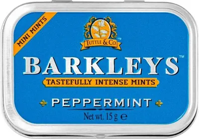 Zdjęcie produktu dla Barkleys Mini Peppermint Pastilles z miętą pieprzową bez cukru 15g