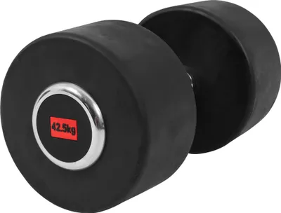 Produktbild von GORILLA SPORTS® Kurzhanteln - Einzeln, 42,5 kg, aus Gusseisen, Gummiert, Griff gerändelt, rutschfest - Rundhanteln, Kurzhantelset, Hantel Set, Gewichte, Dumbbells