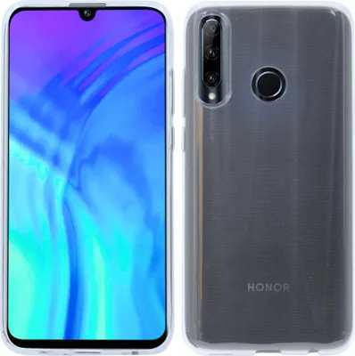 Produktbild von cofi1453® Silikon Hülle Basic kompatibel mit HONOR 20 LITE Case TPU Soft Handy Cover Schutz Transparent