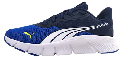 Image de Chaussures de sport Puma Flex Focus Lite Modern pour enfants, chaussures de course bleues, modèle junior, adaptées à un usage quotidien