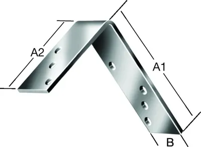 Immagine prodotto di Angolo di trave VORMANN 240x160x50x5mm acciaio, zincato