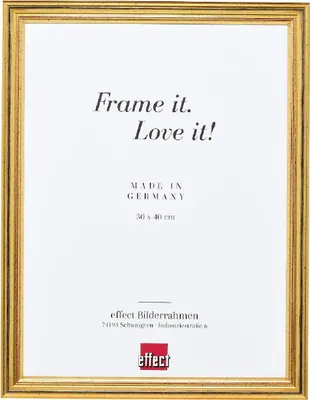 Produktbild von effect Holzrahmen Profil 44 gold 30,5x91,5 cm