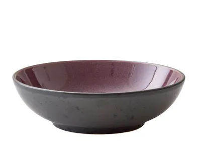 Produktbild von Bitz Pastateller matt black / shiny lilac 20 cm