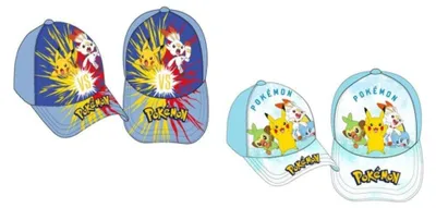 Obrázok produktu pre Pokemon Cap Detská čiapka Šiltovka Baseballová čiapka Pikachu & Hopplo