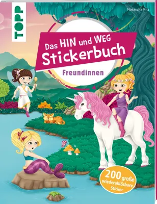 Produktbild von Das Hin-und-weg-Stickerbuch Freundinnen