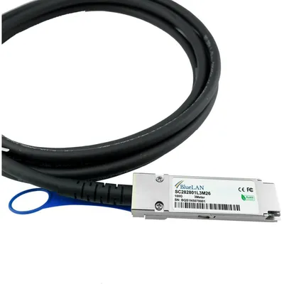 Obrázok produktu pre BlueOptics QSFP28-100G-CU3M, 3 m, QSFP28, QSFP28, Samec/samec