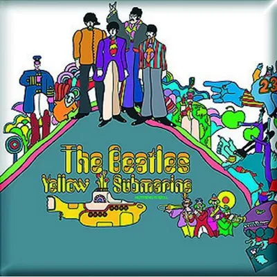 Obrázok produktu pre The Beatles - Magnetka na chladničku "Yellow Submarine", album RO8685 (jedna veľkosť) (farebná)