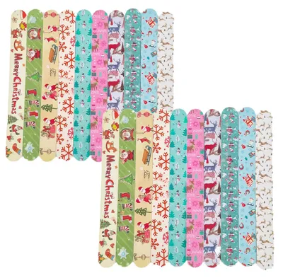 Imagen del producto de Set de 20 limas de uñas para manicura y pedicura, ideales para arte en uñas