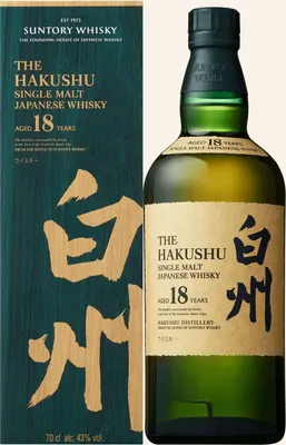 Produktbild von Suntory The Hakushu 18 Jahre - Single Malt Japanese Whisky