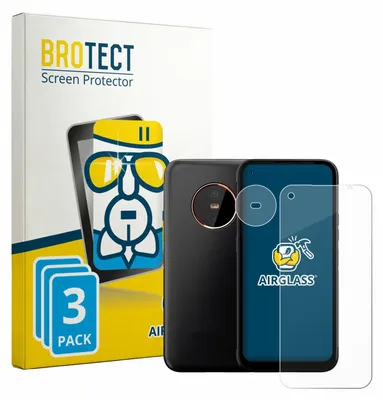 Produktbild von 3x BROTECT Schutzglas für Gigaset GX6 Pro (Display+Kamera) Schutzfolie Panzer Folie Glas Display Schutz klar