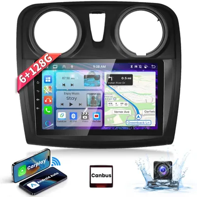 Zdjęcie produktu dla Radio samochodowe 9-calowe z 6G+128G, przeznaczone do samochodów z rocznika 2012-2019, z obsługą systemów Carplay i Android Auto