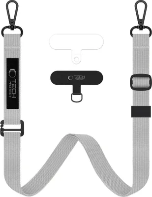 Produktbild von Handy-Schlüsselband Tech-Protect C6S Rope Wrist Strap, Grau