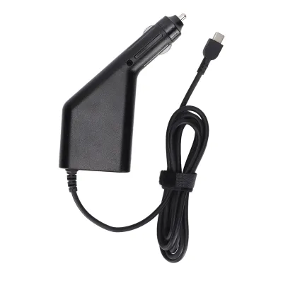 Zdjęcie produktu dla Adapter samochodowy, adapter do ładowania samochodu, ładowarka samochodowa, ładowarka samochodowa do laptopa 65 W, ładowarka samochodowa do laptopa DC, ładowarka samochodowa USB C