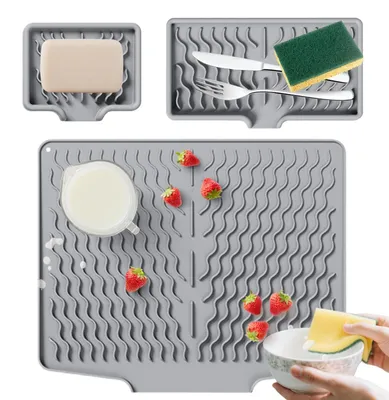Productafbeelding van Omgoods - Siliconen Afdruipmat - Hittebestendig en Antislip voor Keuken en Aanrecht