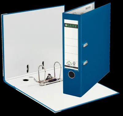Image de Classeur à levier Leitz 10105035 DIN A4 80mm Polypropylène bleu