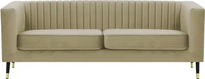 Image de Canapé trois places Slender - beige - Velluto 3