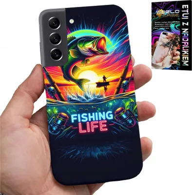 Obrázek produktu pro Pouzdro Pro Samsung Galaxy S22 - Rybářské Vzory Ryby Rybářské Záda