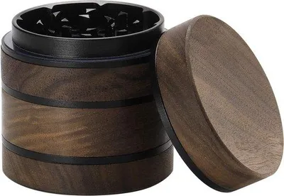 Produktbild von Famanu Gewürzmühle mit Pollenauffangbehälter und abnehmbarem Sieb - Schwarz