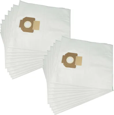 Produktbild von vhbw 20x Staubbeutel Ersatz für Nilfisk 302004000 für Staubsauger - 49,2cm x 37,5cm Weiß