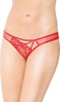 Produktbild von Rote Spitze & Tüll String - Verführung in M/L