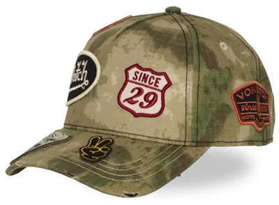 Produktbild von Von Dutch Trucker Snapback Cap - PATCHES forest camo